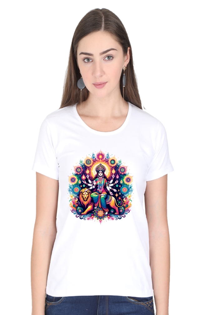 Fierce Goddess Durga: Empowered Spirit Tee (Women’s Exclusive)