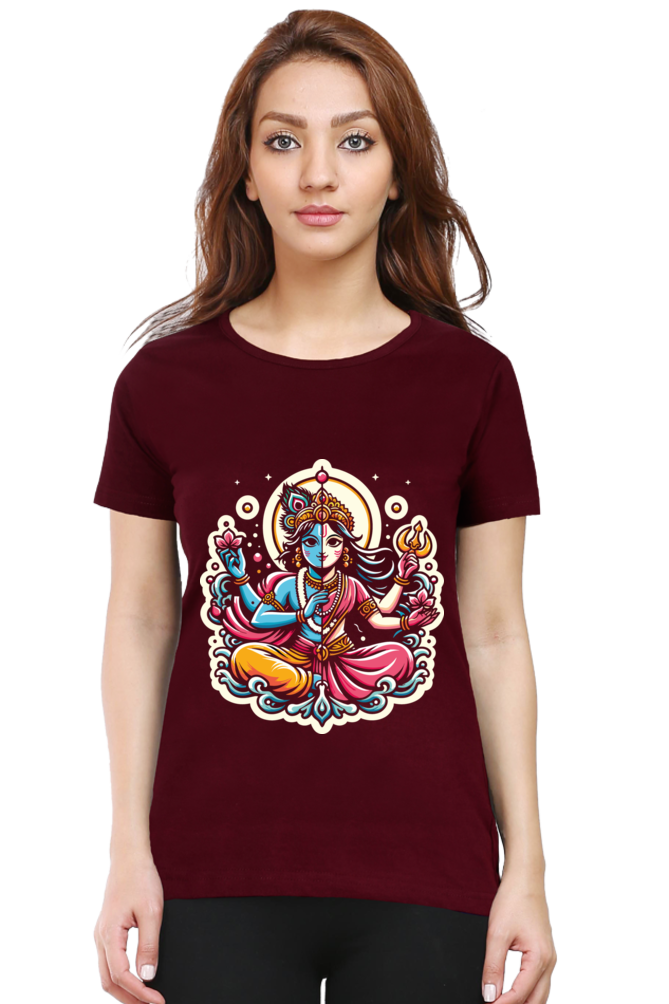 Divine Duality: Ardhanarishvara Fusion Tee (Women’s Exclusive)