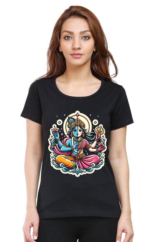 Divine Duality: Ardhanarishvara Fusion Tee (Women’s Exclusive)