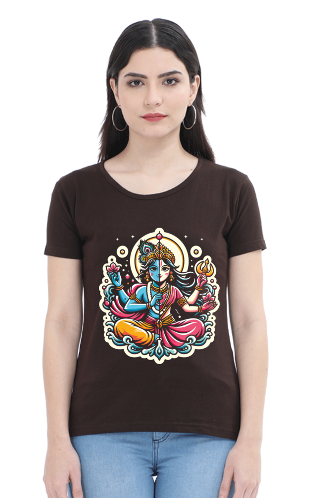 Divine Duality: Ardhanarishvara Fusion Tee (Women’s Exclusive)