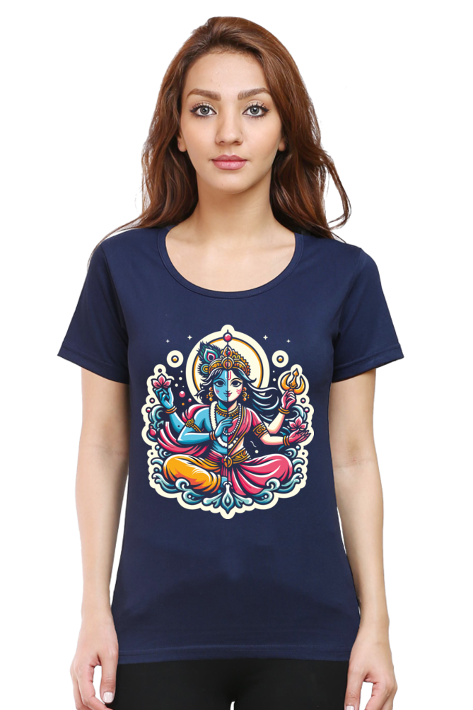 Divine Duality: Ardhanarishvara Fusion Tee (Women’s Exclusive)