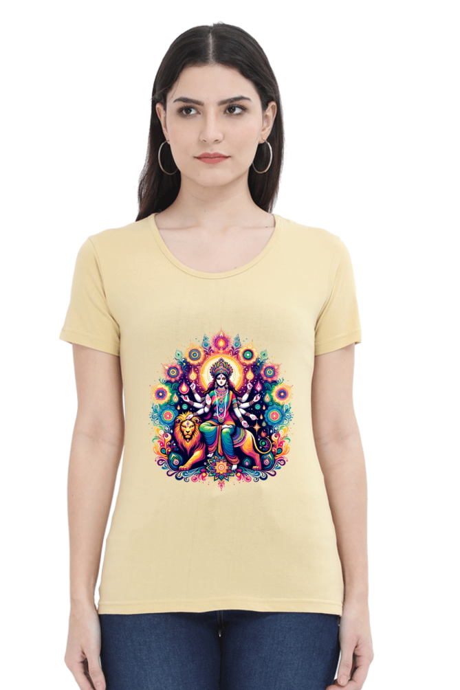 Fierce Goddess Durga: Empowered Spirit Tee (Women’s Exclusive)