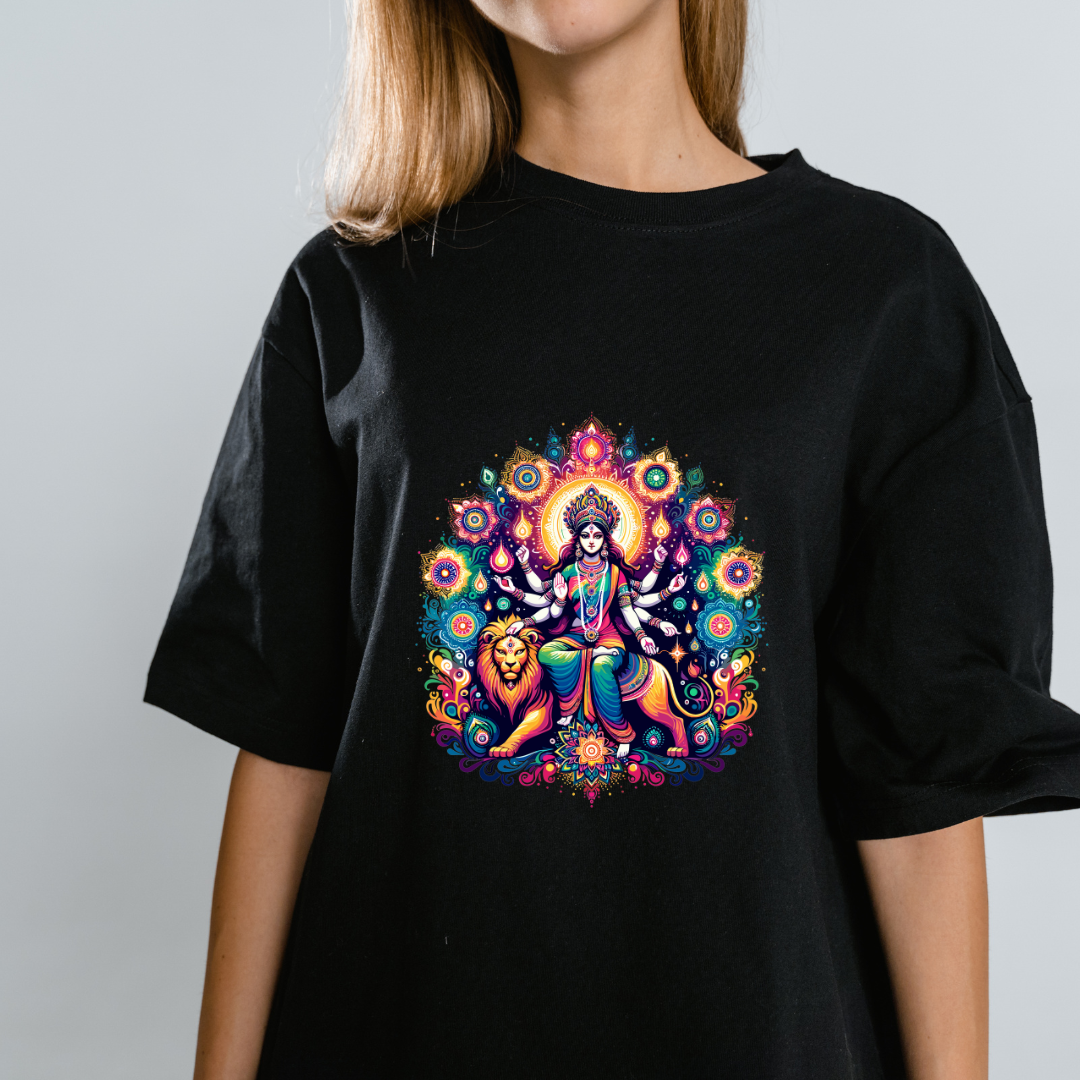 Fierce Goddess Durga: Empowered Spirit Tee (Women’s Exclusive)