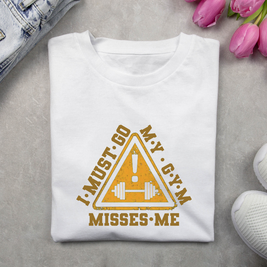 Gym Calling: My Gym Misses Me Tee (White)