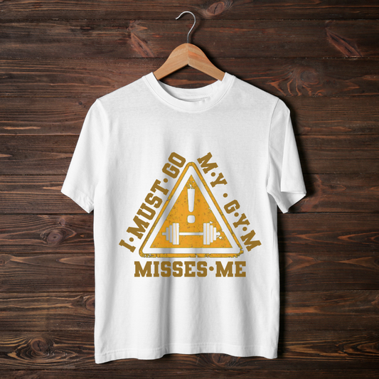 Gym Calling: My Gym Misses Me Tee (White)